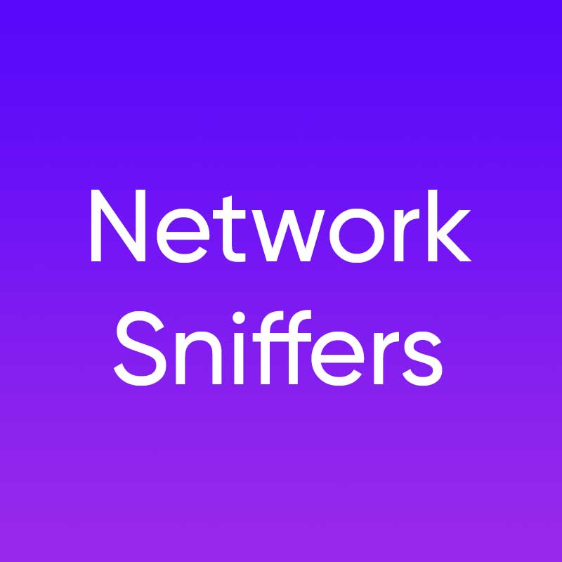 What are the use cases of network sniffers?