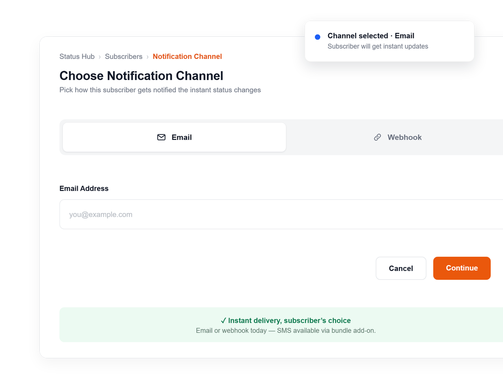 Multi-Channel-Notifications
