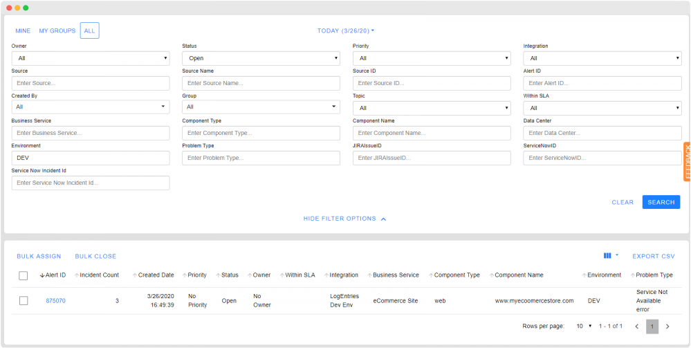 Assess Incidents Across Your Environments